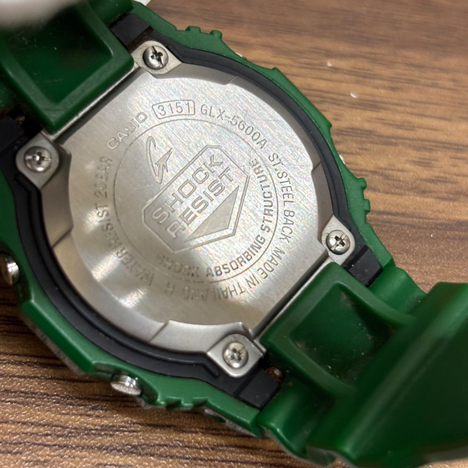 極美品】G-SHOCK 腕時計 デジタル グリーン GLX-5600A カシオ