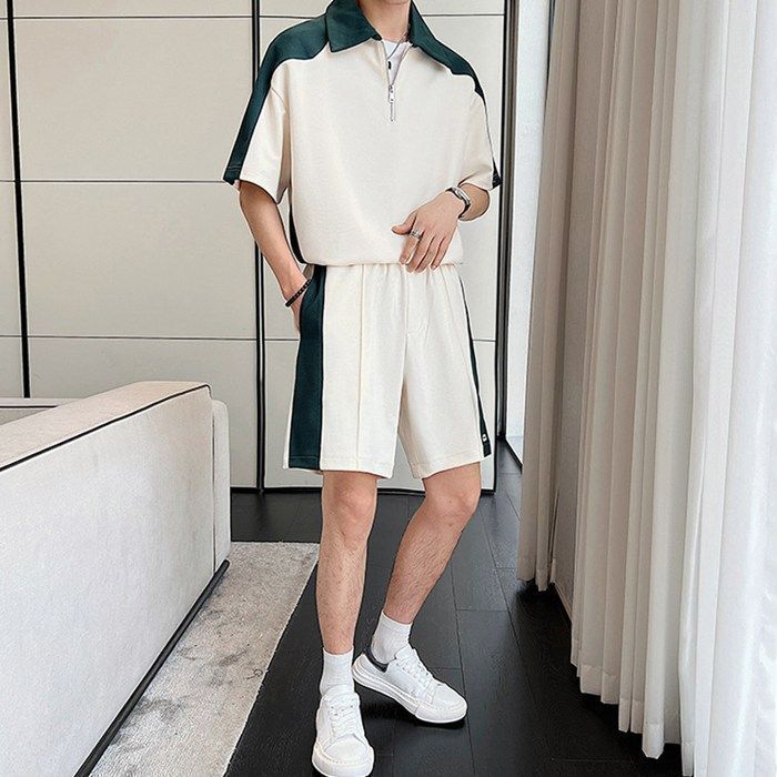 Tシャツ、短パンまとめ 全新品】半袖上下セット メンズ セットアップ 無地 カジュアル