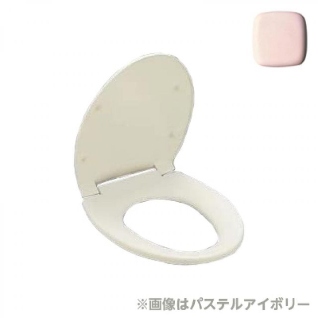 TOTO 前丸 リテール向 普通便座 大形サイズ パステルピンク TC291Y SR2 取付工具付 大形サイズ DIY
