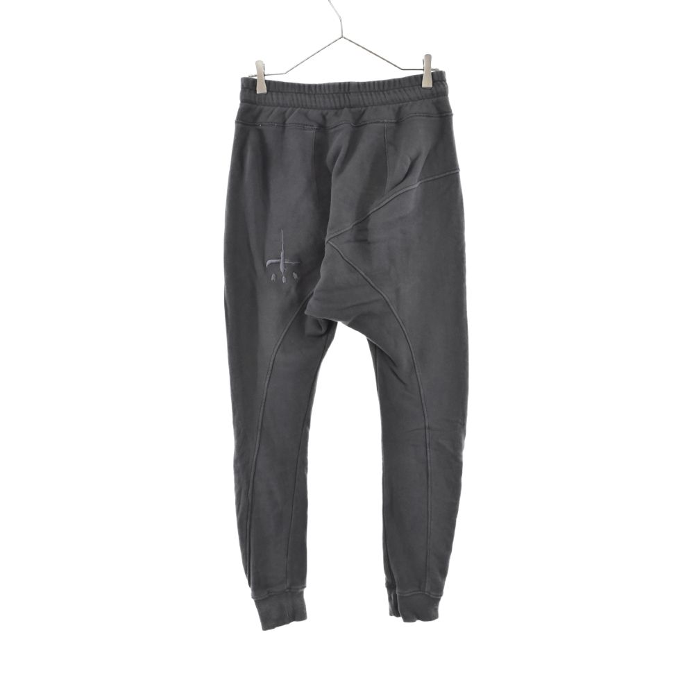 cvtvlist (カタリスト) 初期モデル USUAL SWEAT PANTS ユージュアルスウェットパンツ ロゴ刺繍スウェットサルエルパンツ  チャコールグレー