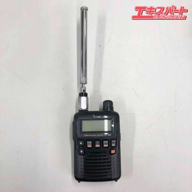 ICOM IC-R6 アイコム 広帯域 ハンディレシーバー ブラック BC-194充電