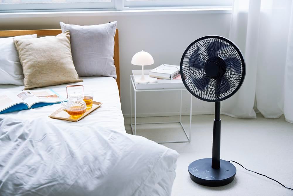 ブラック SF-V191 K シロカのポチタマ扇 サーキュレーター扇風機 2025年モデル DC音声操作 扇風機|音声認識機能|音声2種類|ふわビューン技術|ここピタ機能搭載|換気モード|風量調節8段階|ON OFFタイマー機能|静音|省エネ|リモコ