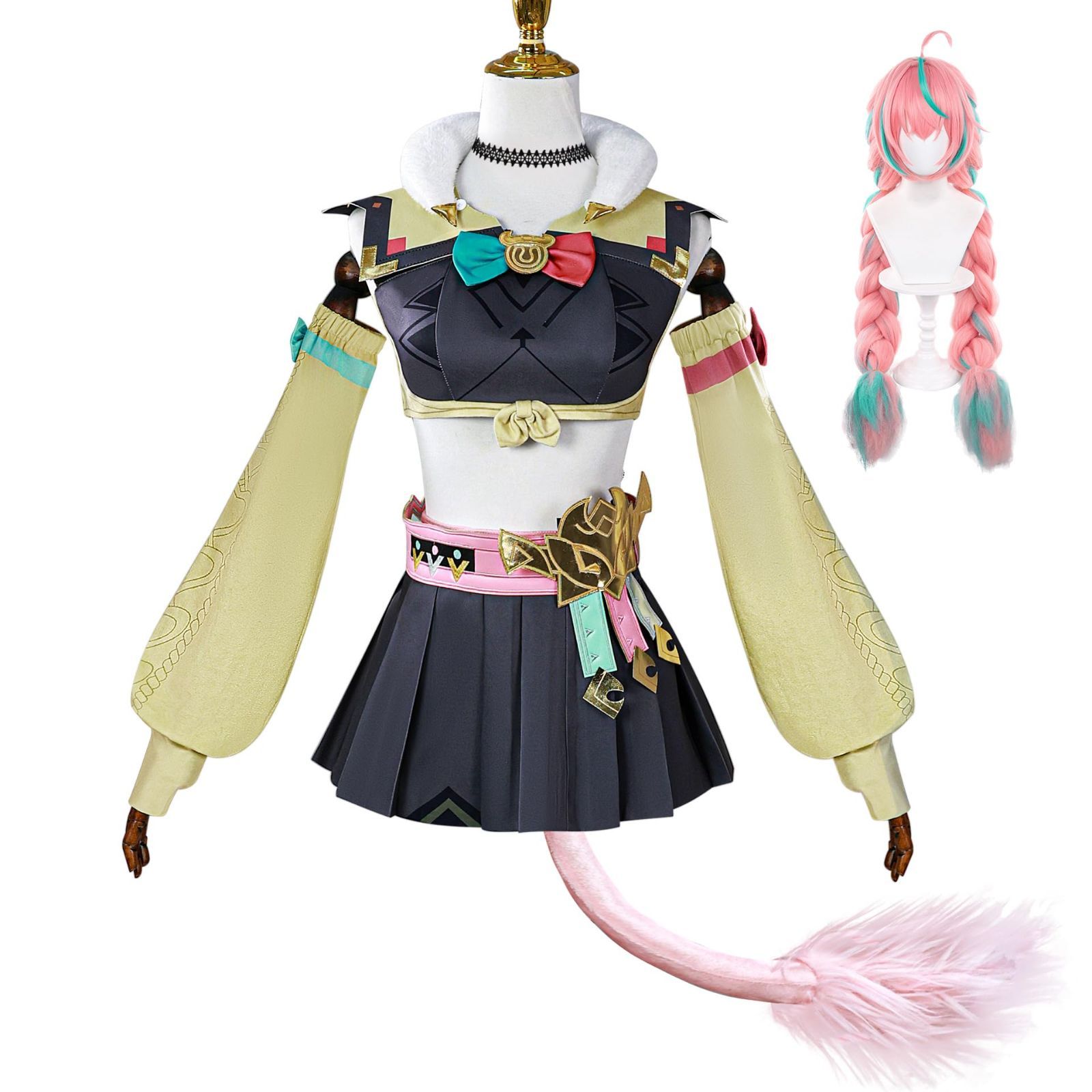 即納フルセット】 原神 夢見月瑞希 コスプレ 衣装+ウィッグ+靴 服