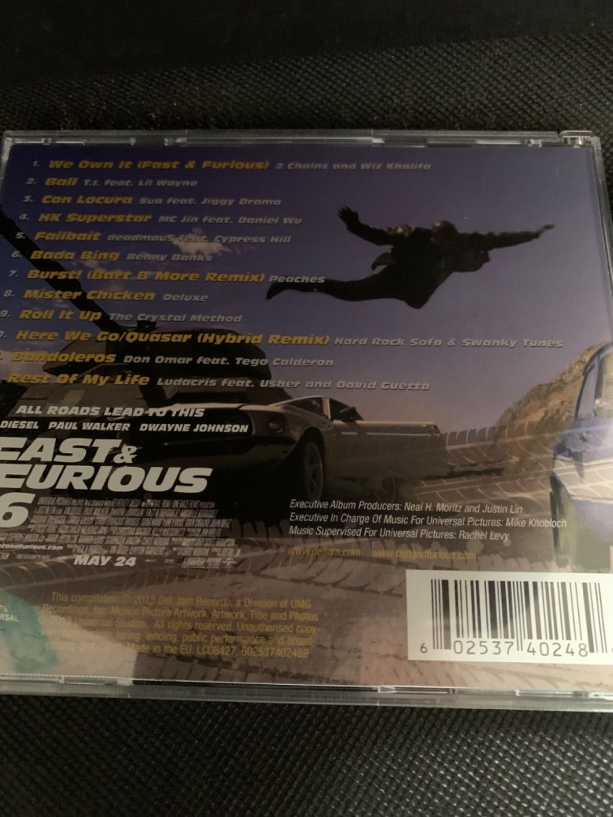 ワイルド・スピード6-ユーロ・ミッション-EU盤サントラ CD