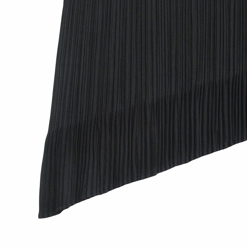 プリーツプリーズ イッセイミヤケ ブラック ノースリーブ SIZE3 snc プリーツプリーズ イッセイミヤケ PLEATSPLEASE ISSEYMIYAKE