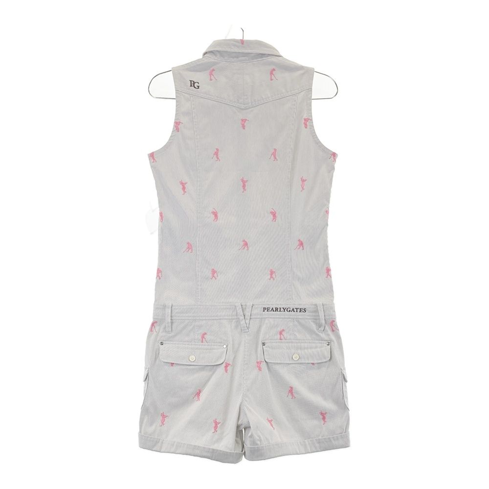 サイズ：0 PEARLY GATES パーリーゲイツ ノースリーブオールインワン