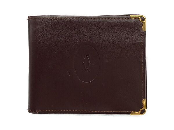 Cartier マストドゥカルティエ 二つ折り 札入れ 4