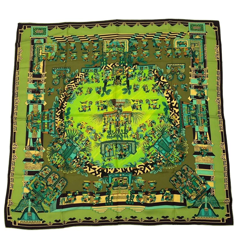 HERMES エルメス スカーフ カレ90 ASTRES et SOLEILS 天体と太陽 