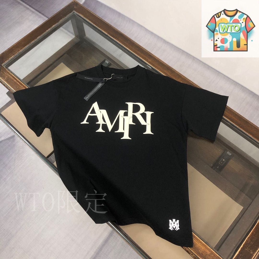 AMIRI♦マキシスター ロゴプリント 半袖 Tシャツ お洒落♪ p15040203-b.jpg?v=1752136208&