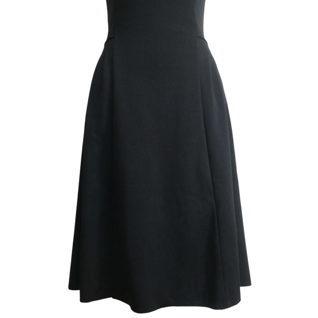 美品 Rene ルネ サイズ34 アセテート×ナイロン スクエアネック 膝丈