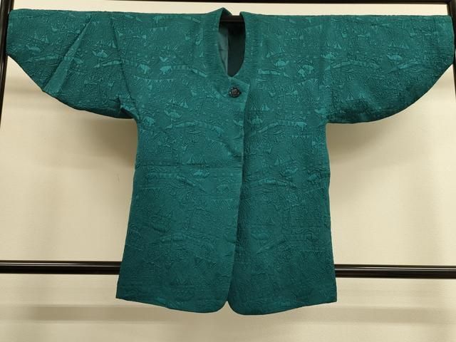 平和屋着物和装コート　吉祥文　CAAK3795dy