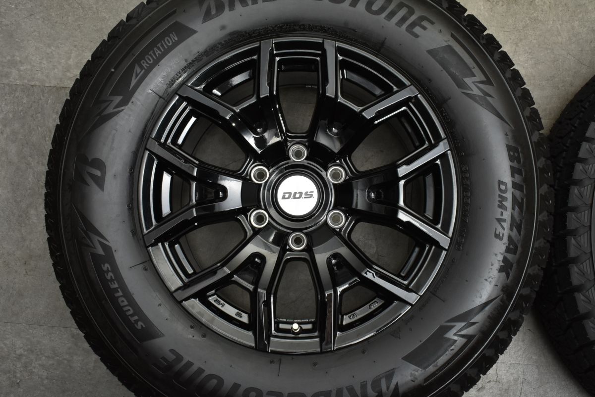 DM-V3 225/65R17 ４本タイヤホイールセット スタッドレス 225⁄65R17 ブリヂストン ブリザック DM-V3 ザインEK ブラック