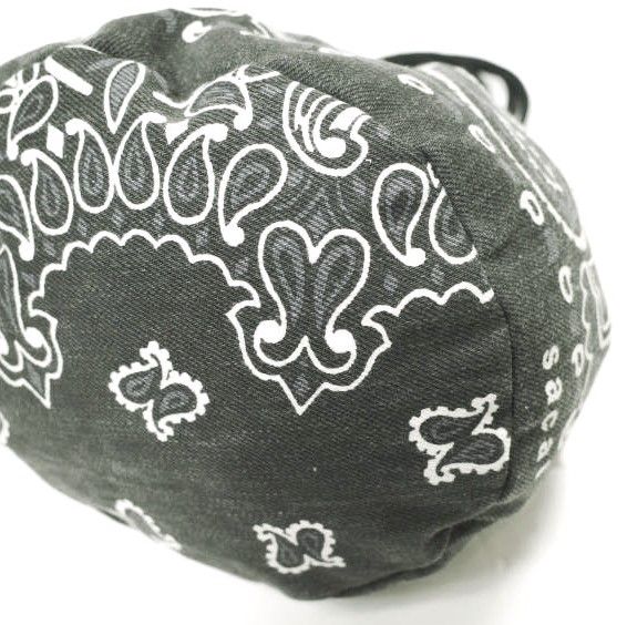 sacai サカイ Zantan Kinchaku ペイズリー巾着ショルダーバッグ