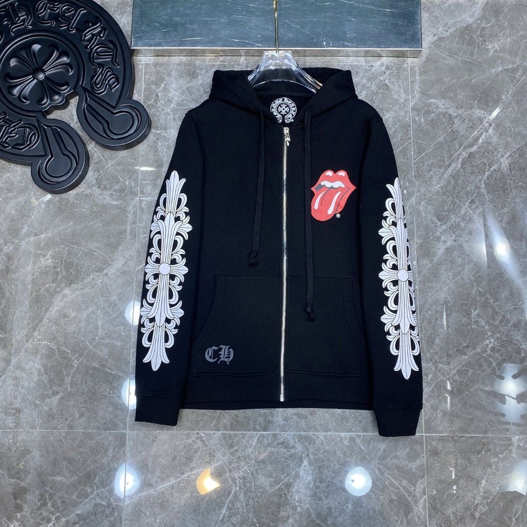CHROME HEARTS クロムハーツ ローリングストーンズ コラボ パーカー 