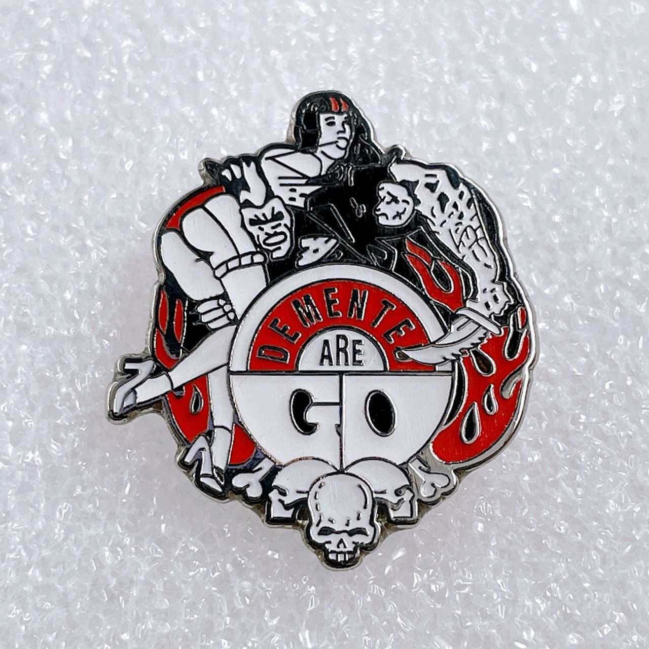 DEMENTED ARE GO ディメンテッド・アー・ゴー ピンバッジ