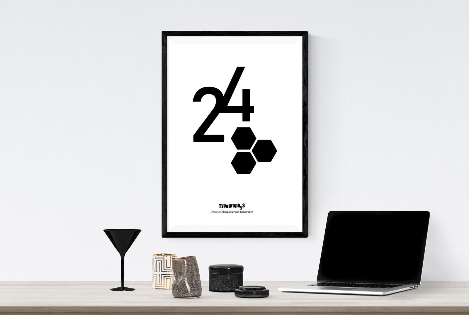 A3】TYPOGRAPHYS アートポスター（A3サイズ）62BK TYPOGRAPHYSアート