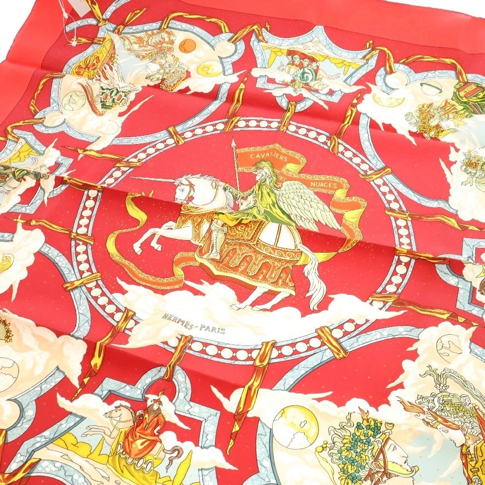 HERMES (エルメス) カレ90 CAVALIERS DES NUAGES 雲の騎士 シルク