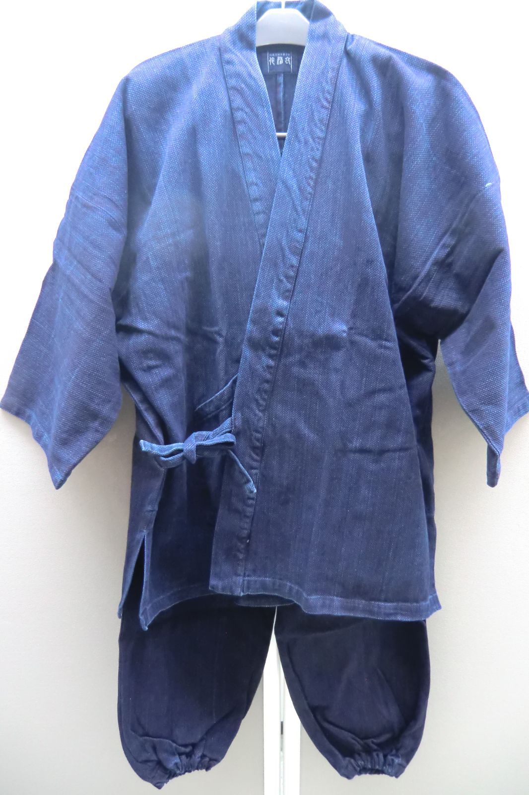 武州正藍染め 作務衣 サイズL