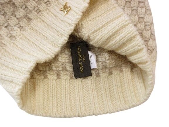 LOUIS VUITTON カシミヤニット帽 ルイヴィトン LOUIS VUITTON ニット キャップ ビーニー カシミヤ