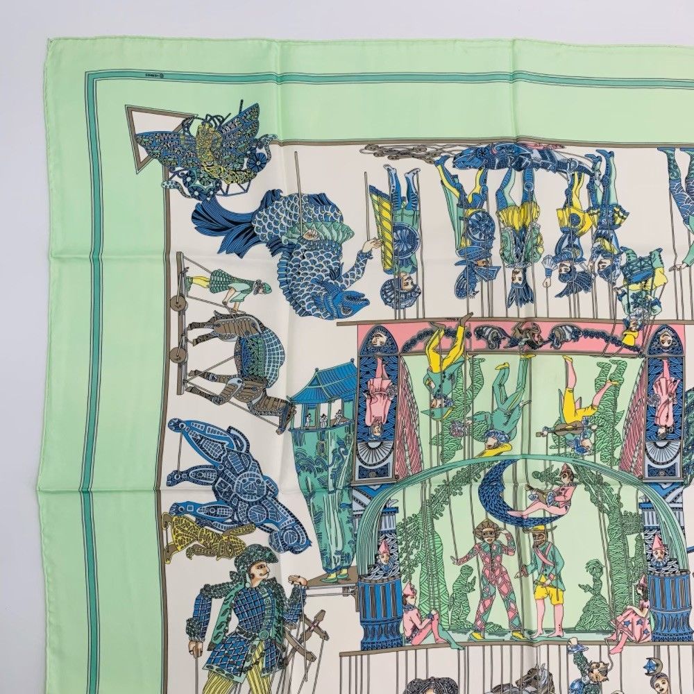 HERMES エルメス カレ90 LE TEMPS des MARIONNETTES マリオネットの