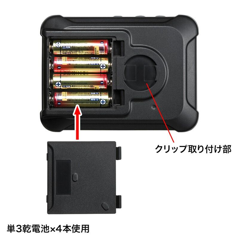 サンワサプライ 防水ハンズフリー拡声器スピーカー MM-SPAMP6 （1点