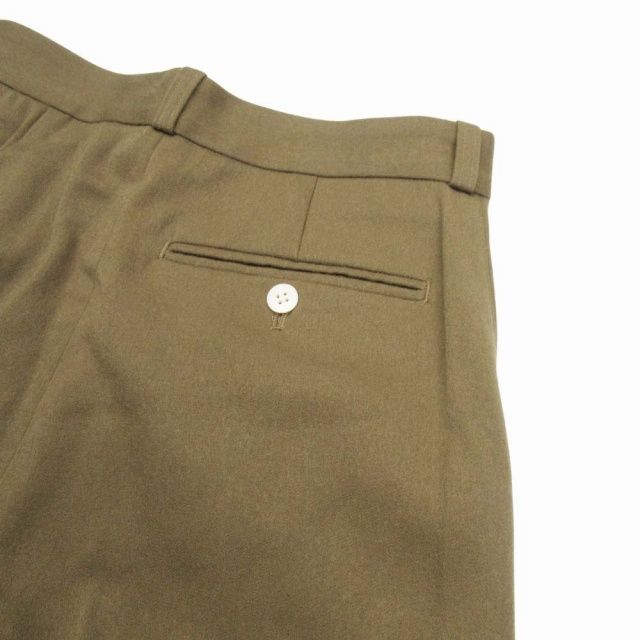 極美品 20aw ペレック pelleq ハイウエスト 2タック パンツ ワイド  
