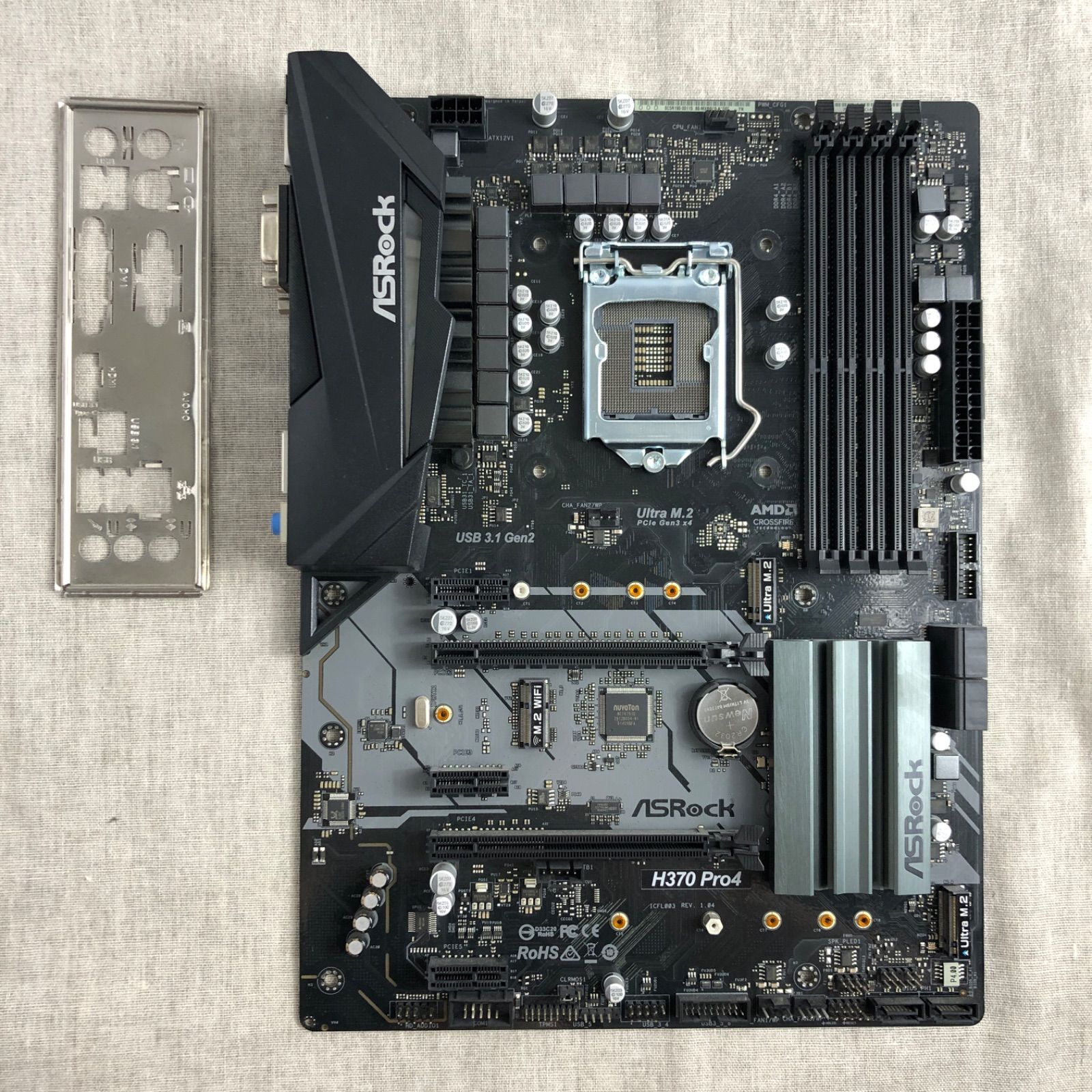 【じゃんぱら福岡筑紫通り店】ASRock H370M Pro4 H370/LGA1151/MicroATX Asrock H370m Pro4 ASRock H370M Pro4 LGA 1151 (300 Series) Intel