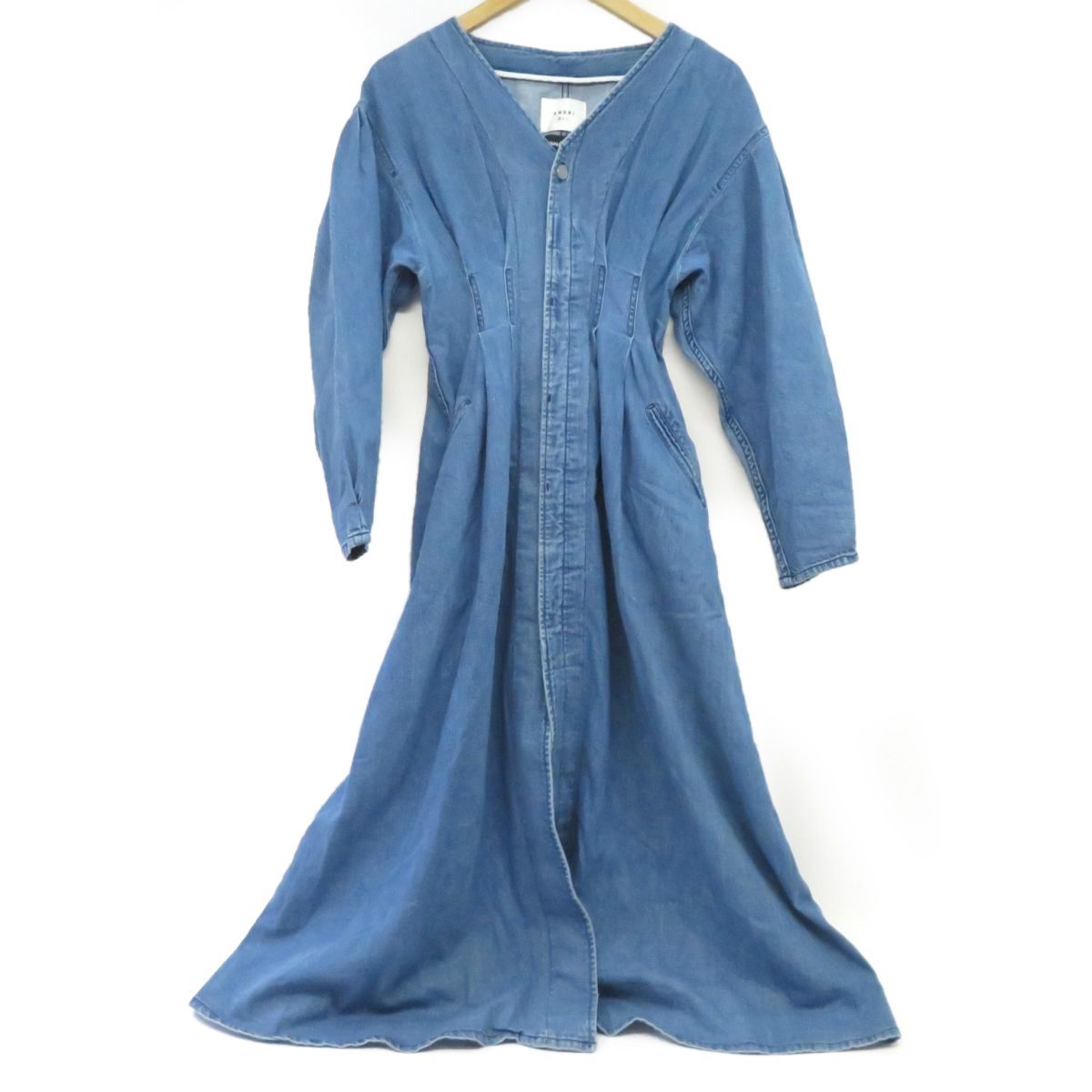 AMERI アメリヴィンテージ TUCK 2WAY DENIM DRESS 長袖 ワンピース JD 