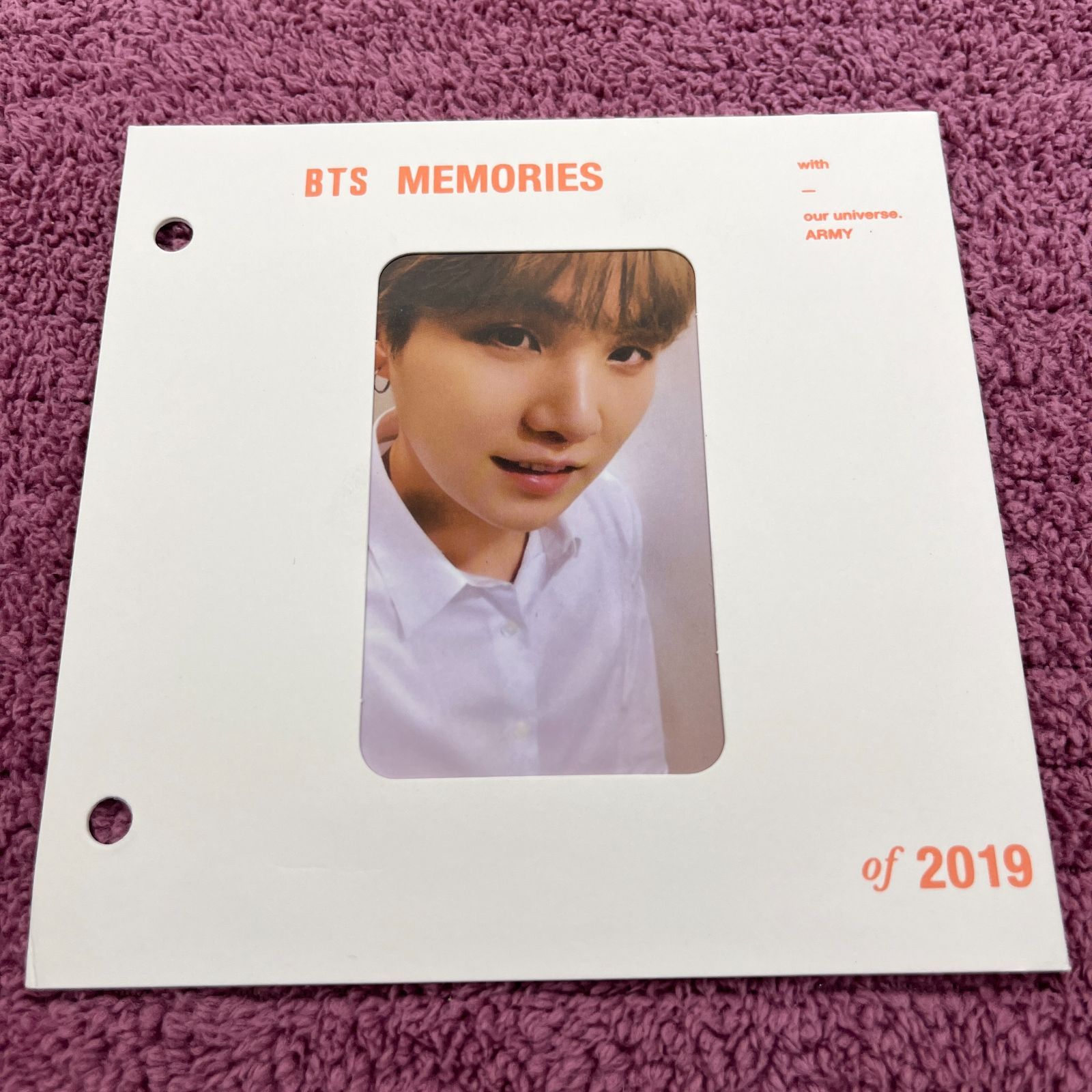 BTS Memories 2018 BluRay ユンギ ユンギトレカ 台紙付き - メルカリ