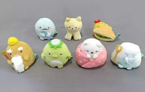 中古】ぬいぐるみ 10周年てのりぬいぐるみセット 「すみっコぐらし