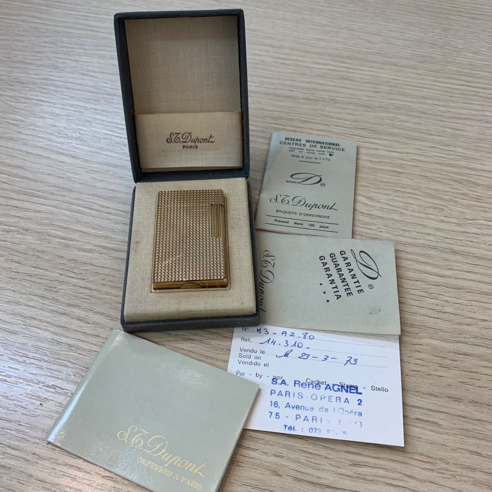 デュポン ライター ゴールド Dupont 美品 本体 箱付き 説明書 デュポン ライター ゴールド Dupont 美品 本体 箱付き 説明書