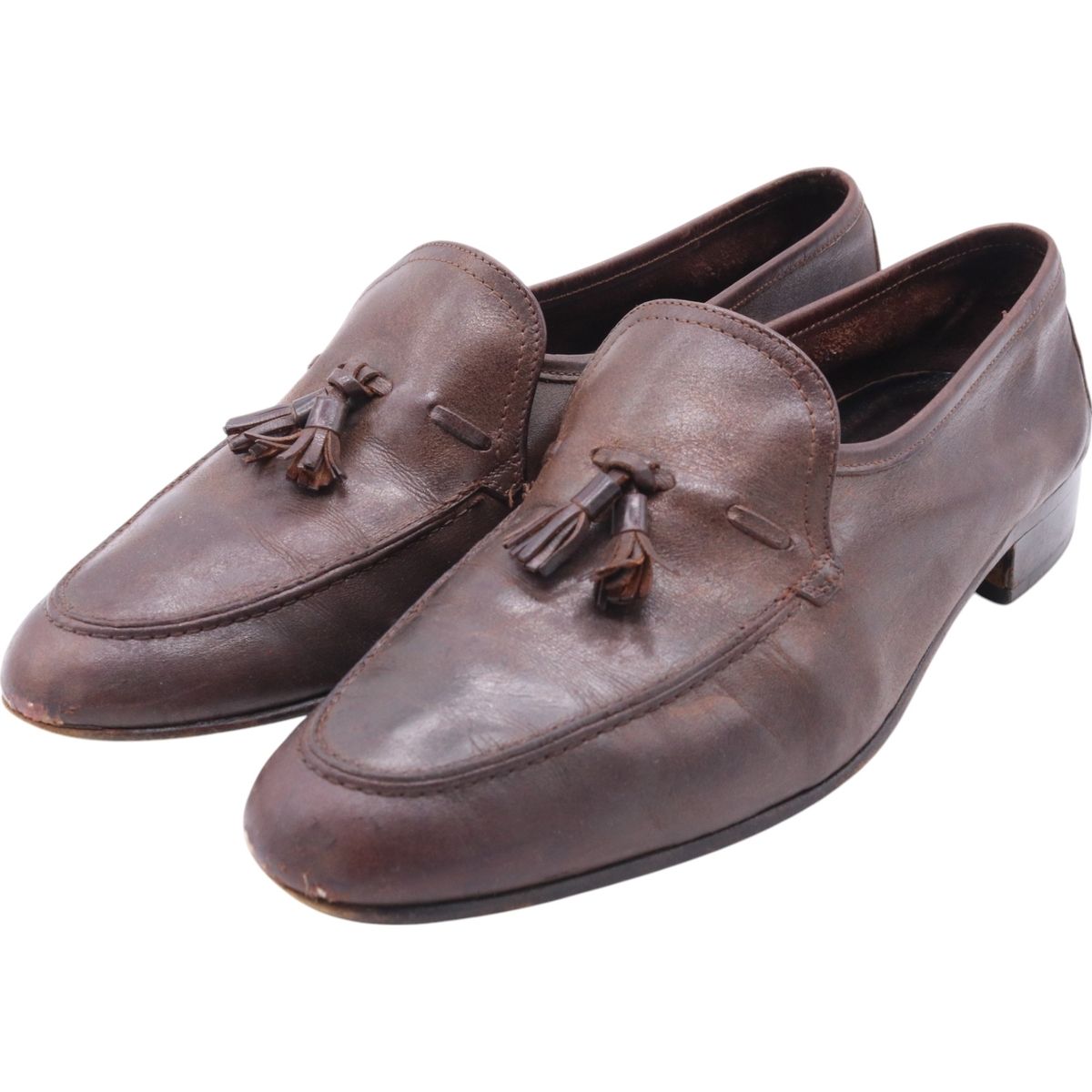 古着 クリスチャンディオール Christian Dior 無地 タッセルローファー イタリア製 7 1|2 メンズ26.0cm相当|saa011744
