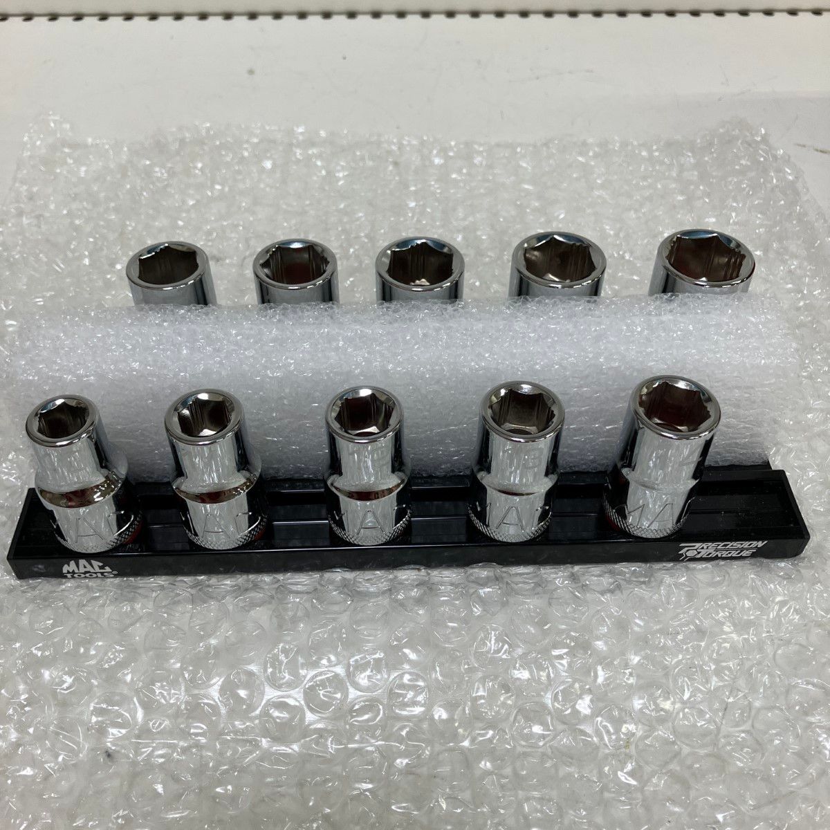 ЗЗMAC TOOLS マック 1/2inc 10-19mm 10PC ソケットセット ホルダー 外  