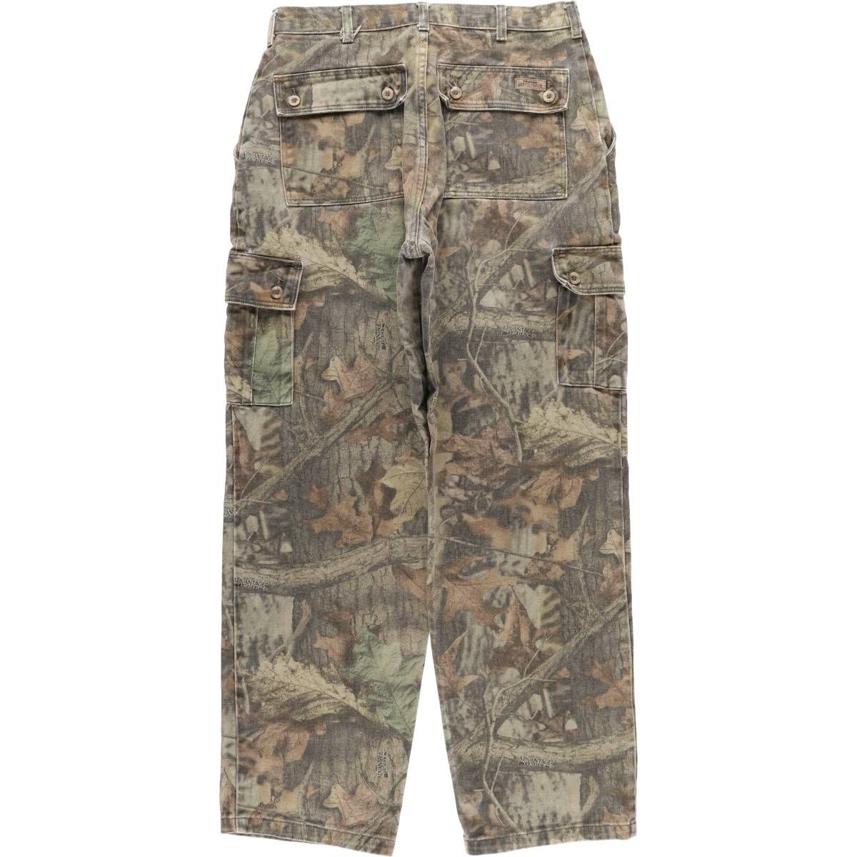 古着 ラングラー Wrangler RUGGED WEAR 迷彩柄 リアルツリーカモ デニム カーゴパンツ メンズw32相当 eaa587628