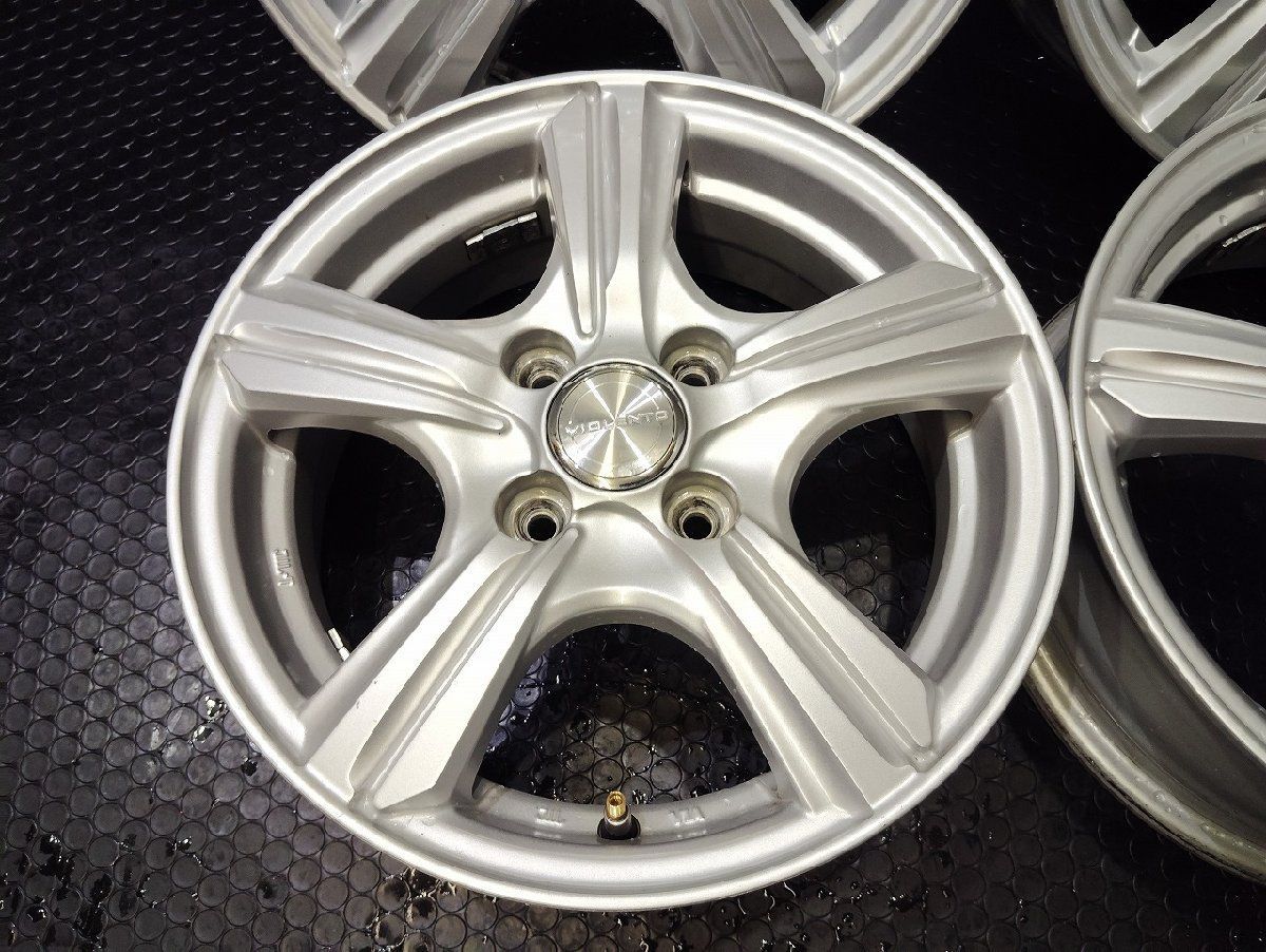 DUNLOP VIOLENTO ヴィオレント 社外ホイール 14インチ 4本 5J4HPCD100 39 ルーミー トール等 VHE575