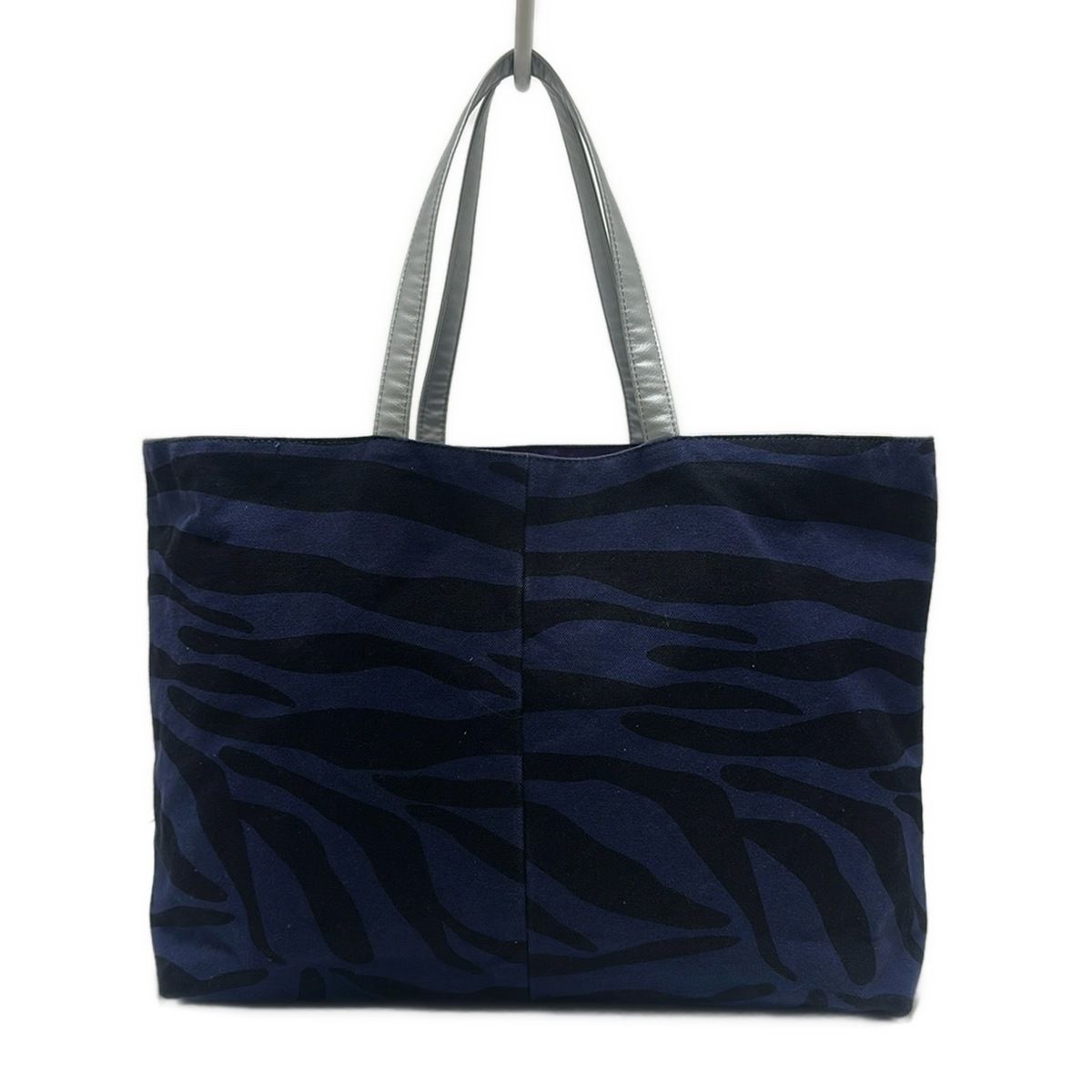 Aquascutum(アクアスキュータム) トートバッグ - ネイビー×黒