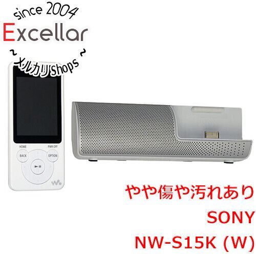 SONYウォークマン Sシリーズ NW-S15K ホワイト/16GB-