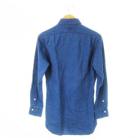 ポロ ラルフローレン POLO RALPH LAUREN シャンブレーシャツ 長袖 コットン インディゴ 14.5 S 青 ブルー CK 11 GY 44
