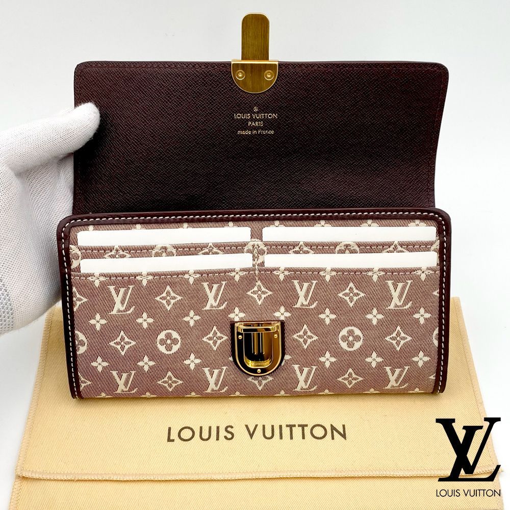 美品　モノグラム・イディール ポルトフォイユ・サラ セピア 最高峰品】ルイヴィトン LOUIS VUITTON モノグラム・イディール
