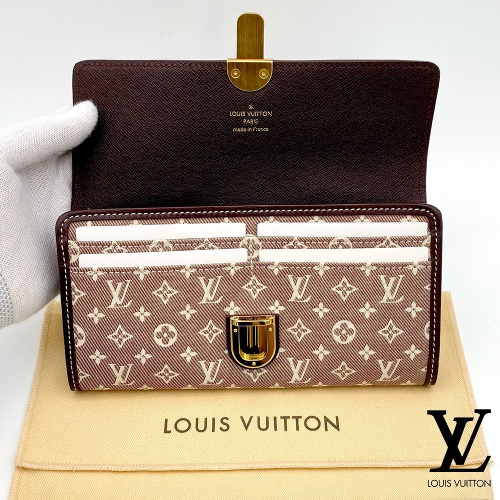 最高峰品】ルイヴィトン LOUIS VUITTON モノグラム・イディール ポルトフォイユ・サラ 長財布 M63008 セピア 送料無料 送料込み -  メルカリ