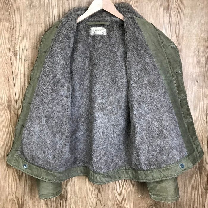 ヴィンテージ　N1 デッキジャケット　Size３６　ステンシル　４０’ｓ 40's～ U.S.NAVY N-1 デッキジャケット ステンシル 実寸(40位