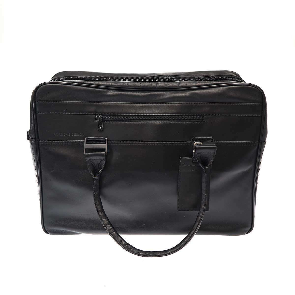 【未使用級】ポルシェデザイン　2way レザーブリーフケース　ブラック　ビジネス PORSCHE DESIGN ポルシェデザイン 2WAYレザーブリーフケース バッグ