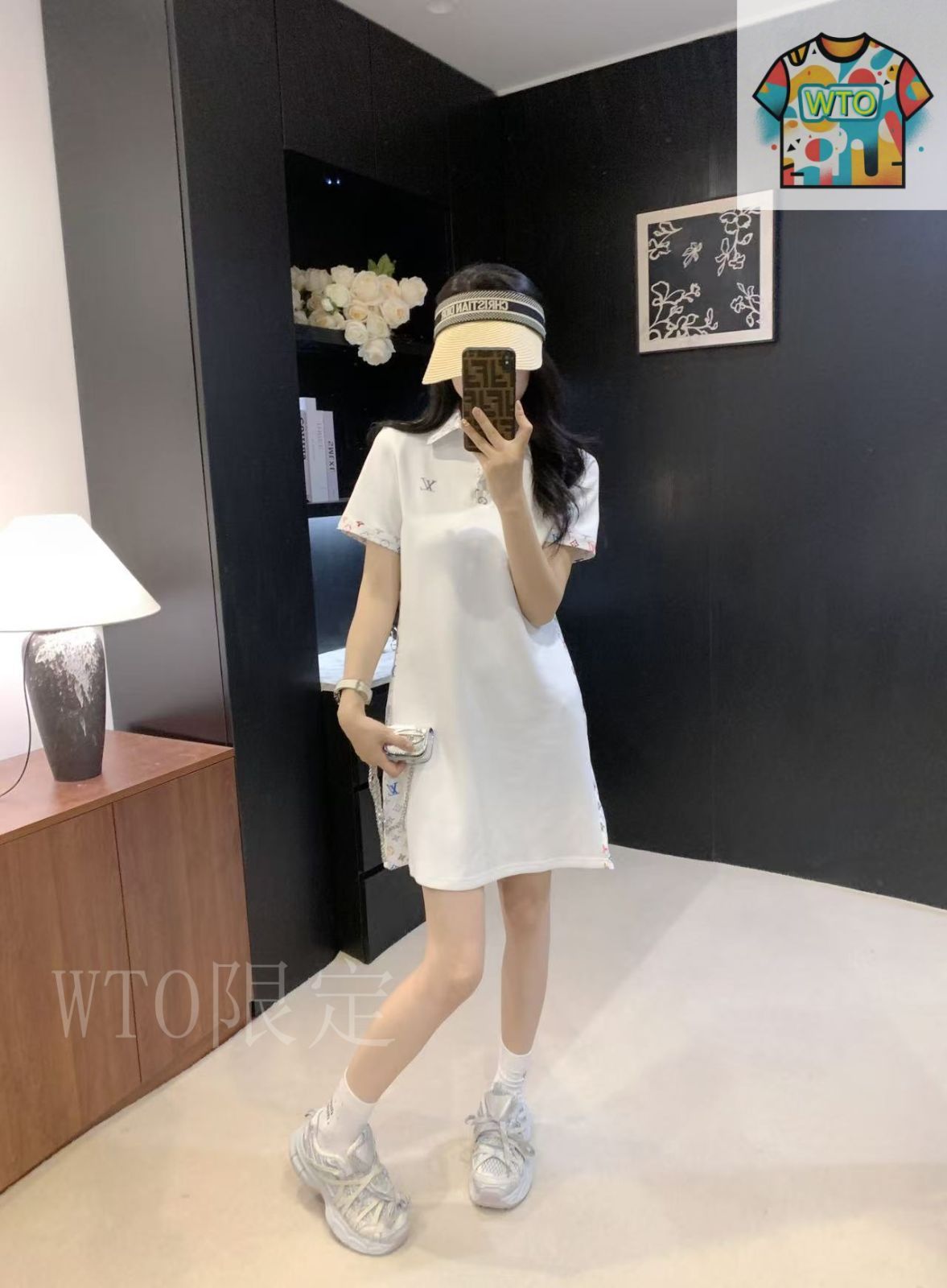 国内発送【可愛いお洒落のワンポイント】Louis Vuitton アスター 今日特価】Louis Vuitton 25SS 新品 ?接ワンピース-2 - メルカリ