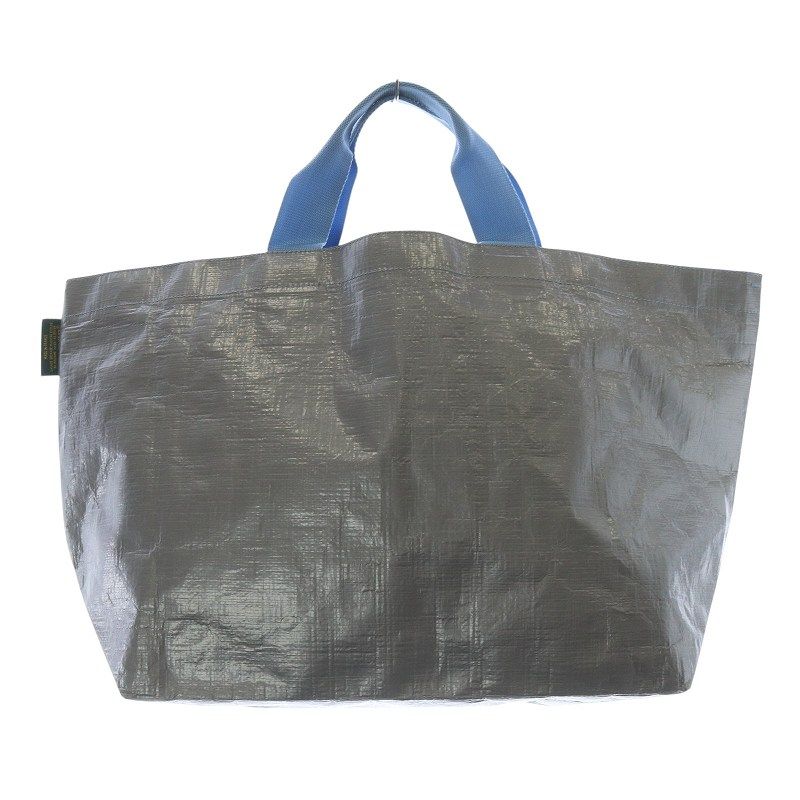 エルベシャプリエ Herve Chapelier マルシェバッグLトートバッグ ハンドバッグ グレー 2014PP
