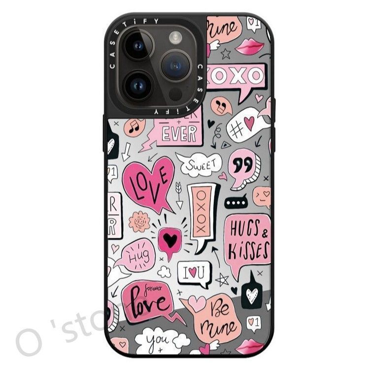 HM♪プロフ必ず確認お願い♪断捨離中　casetify iPhone 14 新品 casetify LOVE ケースティファイ iPhone用ケース 耐衝撃