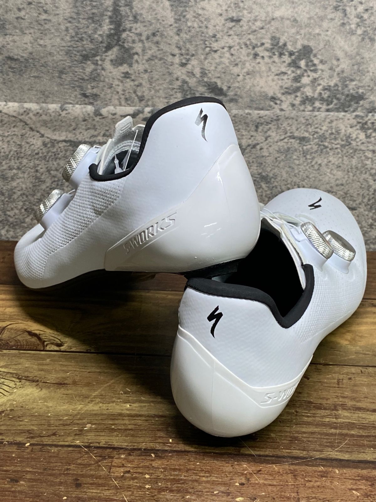 JM404 スペシャライズド SPECIALIZED エスワークス S-WORKS TORCH RD ビンディングシューズ 白 EU43 WIDE SPD-SL