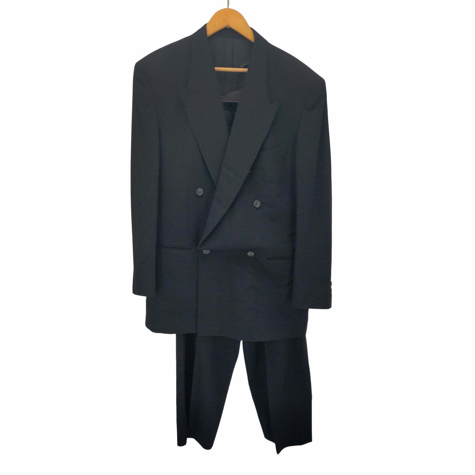 ISSEY MIYAKE メンズ ダブルジャケット 黒 HOMME PLISSE ISSEY