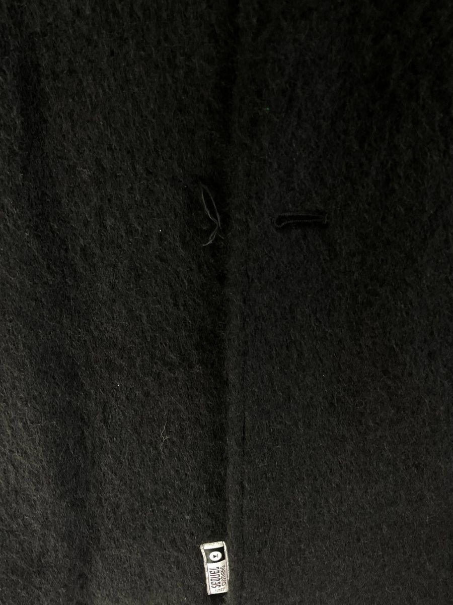 SEQUEL シークエル M ブラック モヘアコート - メルカリ