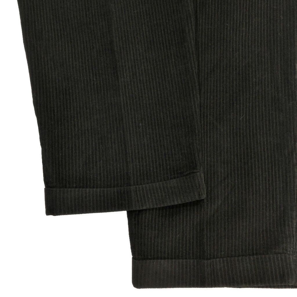  LE レ コレツィオーニ ストラクチャー 2タック コーデュロイパンツ ブラック メンズ 34 R 古着 V 6025 その他 メンズ