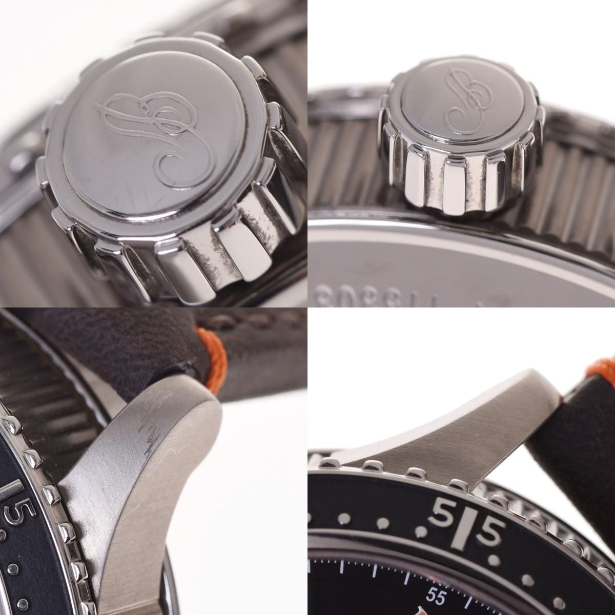ブレゲ タイプXXI 250本限定 3815TI/HO/3ZU メンズ チタン/革 腕時計
